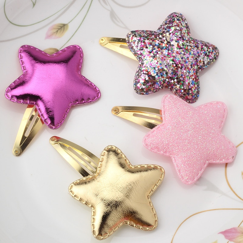Baby Hair Pin
 New Arrival Summer Style Metal Color Children Shiny Star