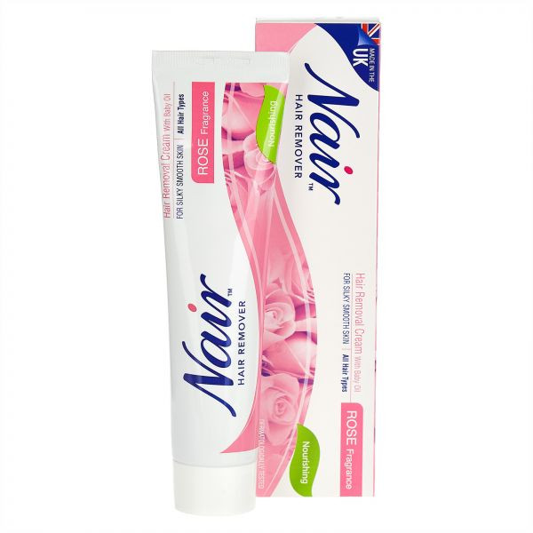 Baby Hair Removal
 Nair Hair Removal Cream with Baby Oil Rose Fragrance