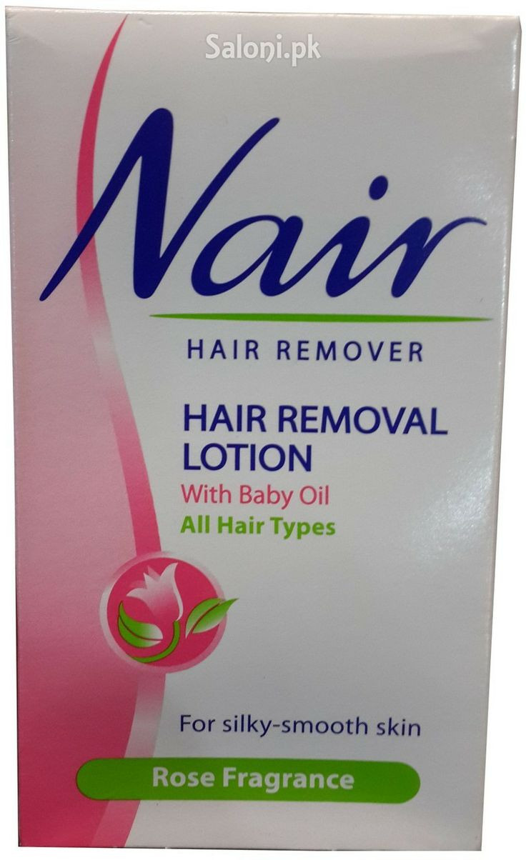 Baby Hair Removal
 Nair Hair Removal Lotion With Baby Oil Rose Fragrance 120ml