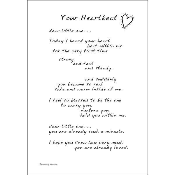 Baby Heartbeat Quotes
 Pin by Jen Wilson on daughter