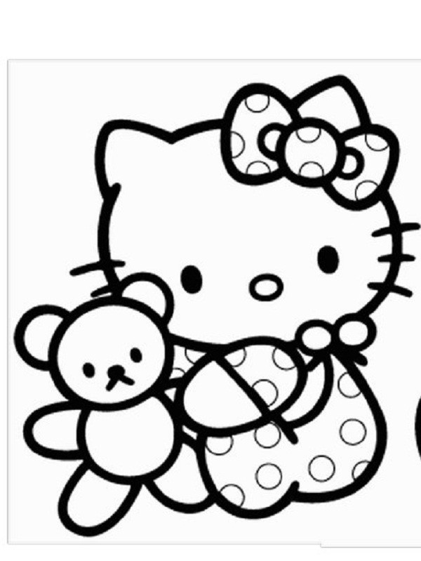 Baby Hello Kitty Coloring Pages
 Hello Kitty Coloring Pages