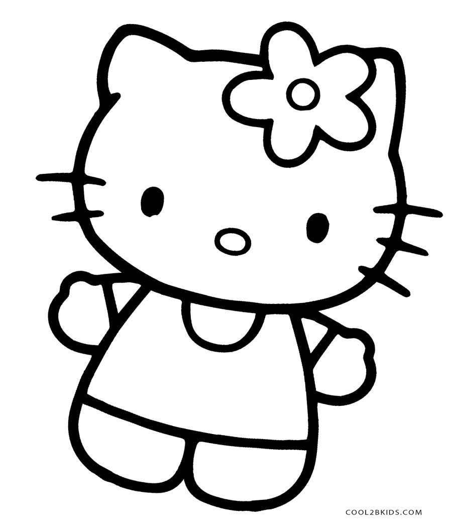 Baby Hello Kitty Coloring Pages
 Free Printable Hello Kitty Coloring Pages For Pages