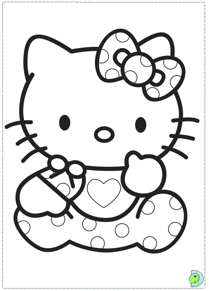 Baby Hello Kitty Coloring Pages
 Free Printable Hello Kitty Coloring Pages For Kids – baby