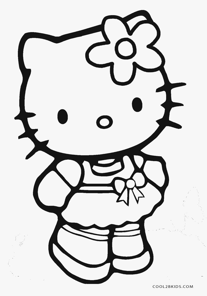 Baby Hello Kitty Coloring Pages
 Free Printable Hello Kitty Coloring Pages For Pages