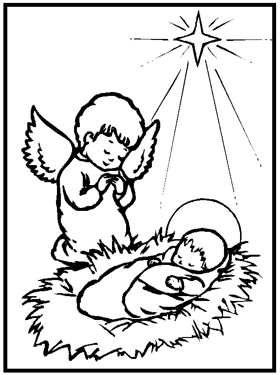 Baby Jesus Coloring Pages For Preschoolers
 Baby Jesus Coloring Pages For Kids
