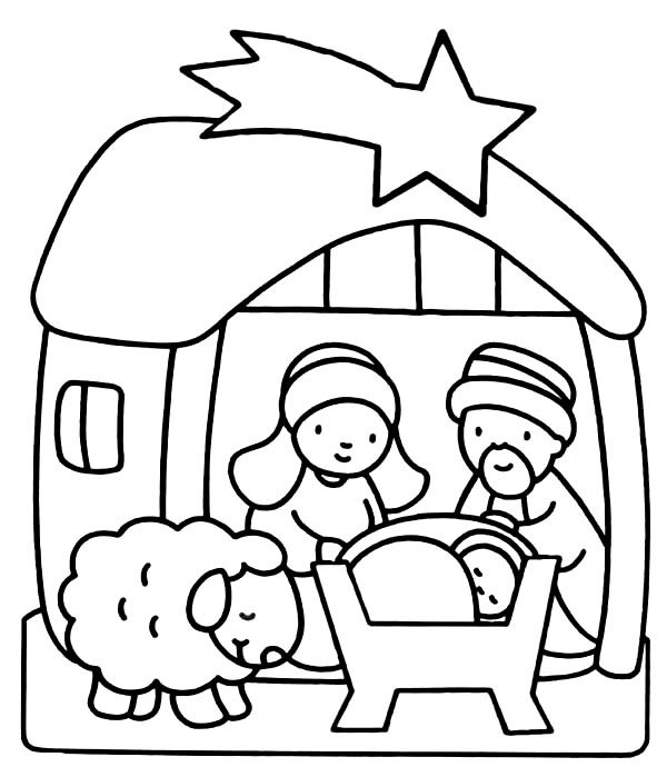 Baby Jesus Coloring Pages For Preschoolers
 Baby Jesus Coloring Pages
