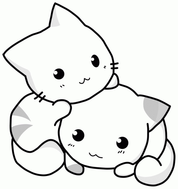 Baby Kittens Coloring Pages
 Baby Kitten Coloring Pages
