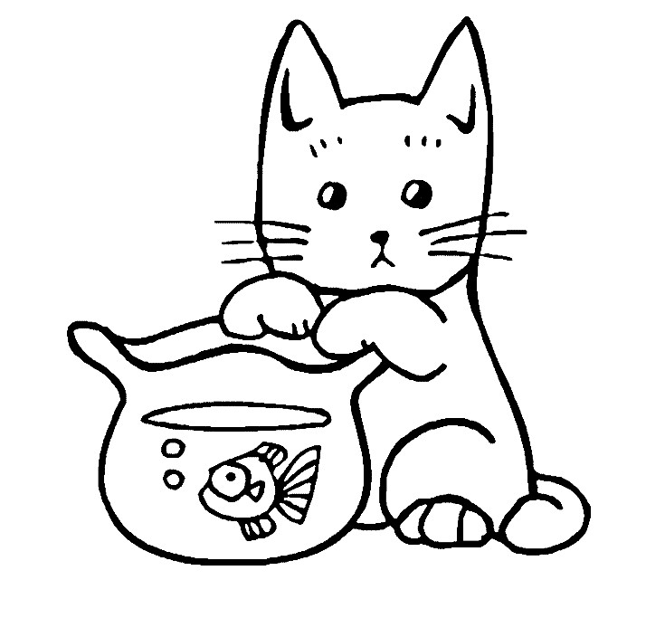 Baby Kittens Coloring Pages
 Cute Baby Cats Coloring Pages Animal