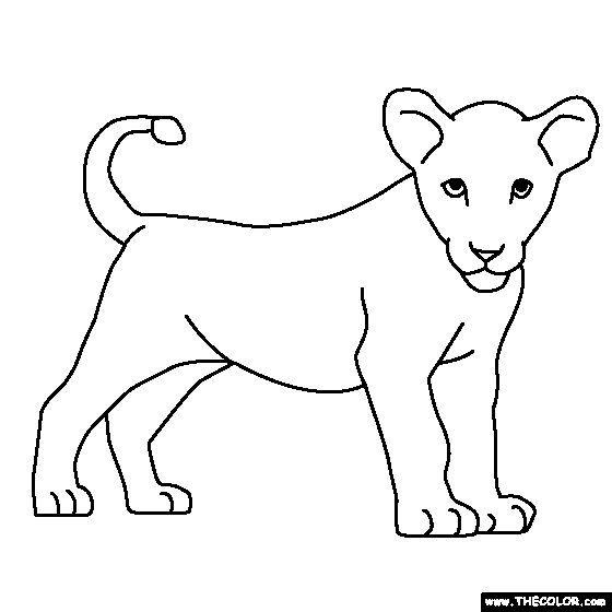 Baby Lion Coloring Page
 49 best images about Projects to Try on Pinterest