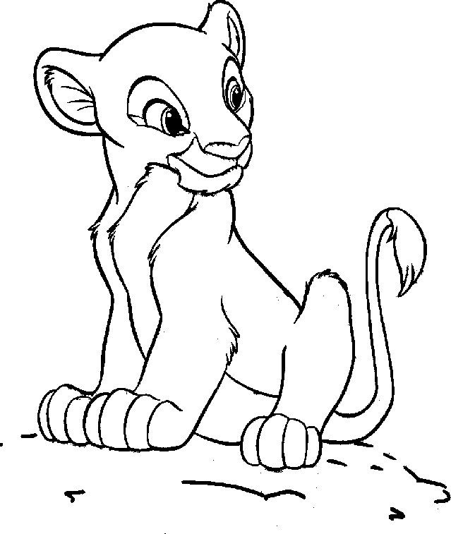 Baby Lion Coloring Page
 Baby Lion King Coloring Pages baby shower ideas