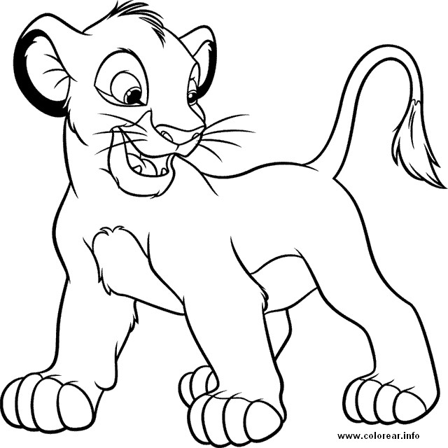 Baby Lion Coloring Page
 My Top Collection Printable lion pictures