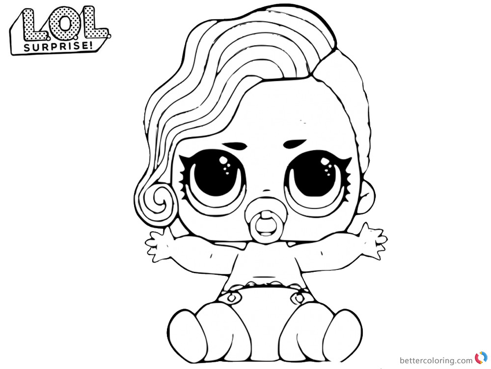 Baby Lol Coloring Pages
 LOL Coloring Pages Lil Pearl Free Printable Coloring Pages