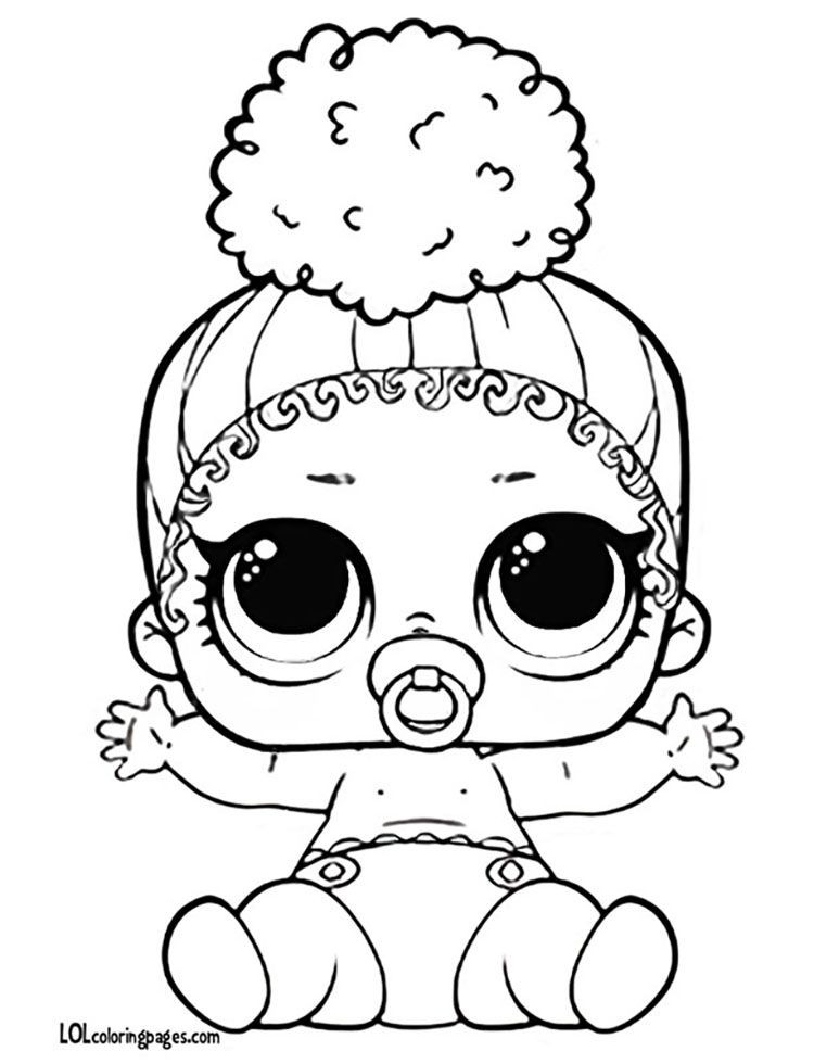 Baby Lol Coloring Pages
 coloringpages lil touchdown doll coloring page