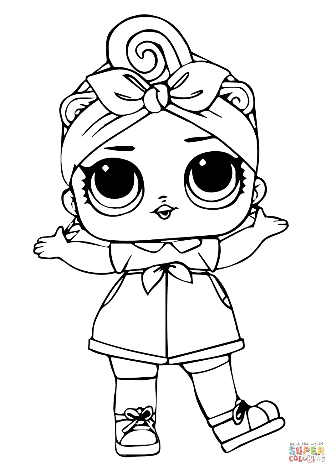 Baby Lol Coloring Pages
 Can Do Baby LOL Surprise Doll coloring page