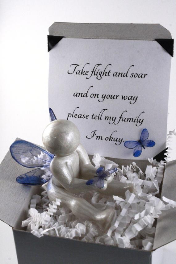Baby Loss Gift Ideas
 Go Tell My Family I m Okay angel baby clay butterfly