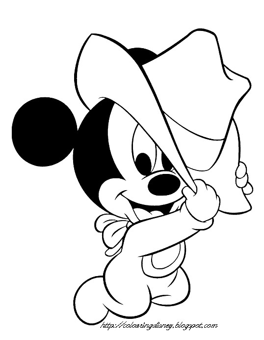 Baby Minnie Coloring Pages
 DISNEY COLORING PAGES