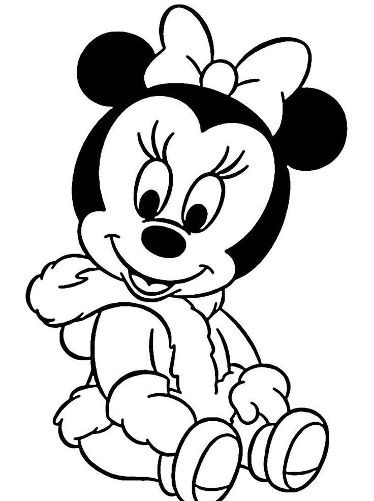 Baby Minnie Coloring Pages
 Pin by Theresa Marie Tritle on Minnie mouse