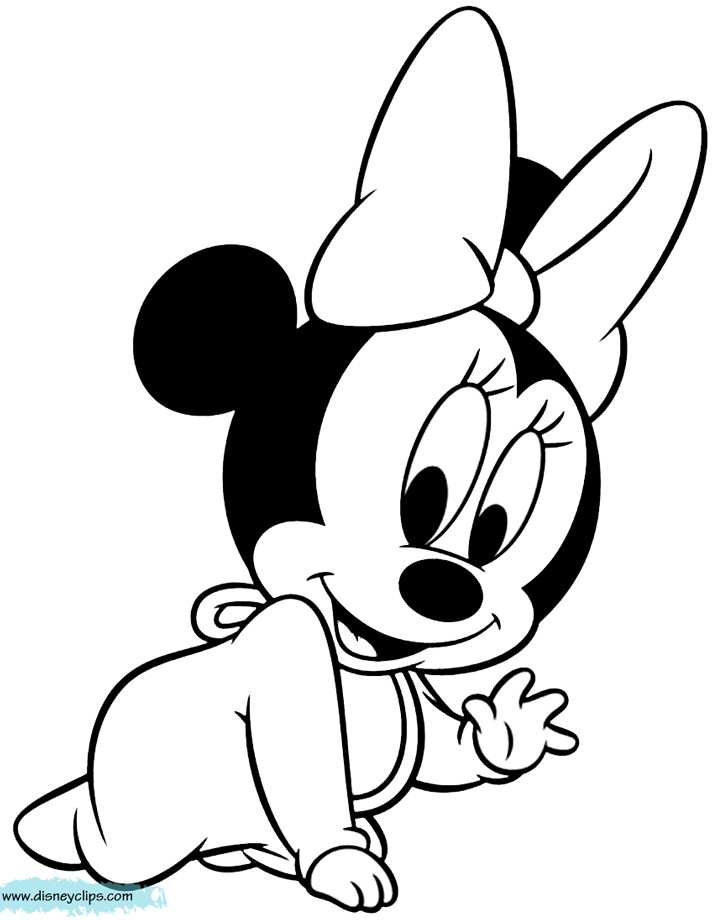 Baby Minnie Mouse Coloring Page
 Baby Minnie Mouse Coloring Pages Coloring Home