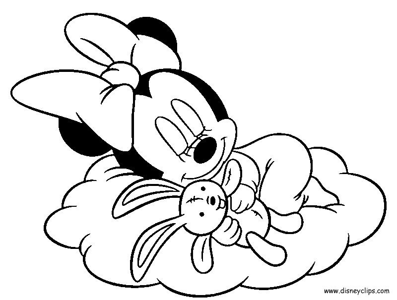 Baby Minnie Mouse Coloring Page
 Disney Baby Minnie Coloring Pages was last modified April