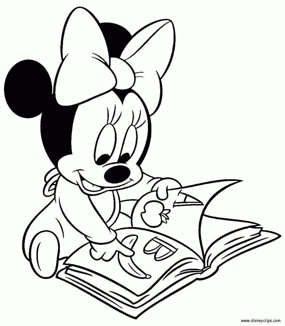 Baby Minnie Mouse Coloring Page
 Baby Minnie Mouse Coloring Pages Many Interesting Cliparts