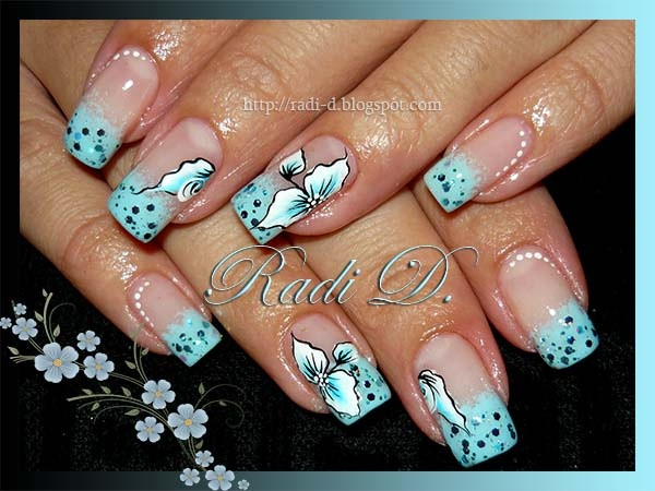 Baby Nail Designs
 Baby blue Nail Art Gallery