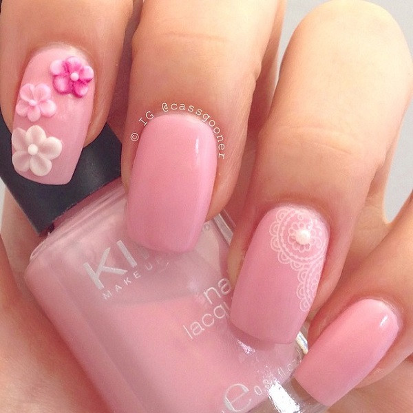 Baby Nail Designs
 25 Cute Pink Nail Designs for 2016 Pretty Designs us58