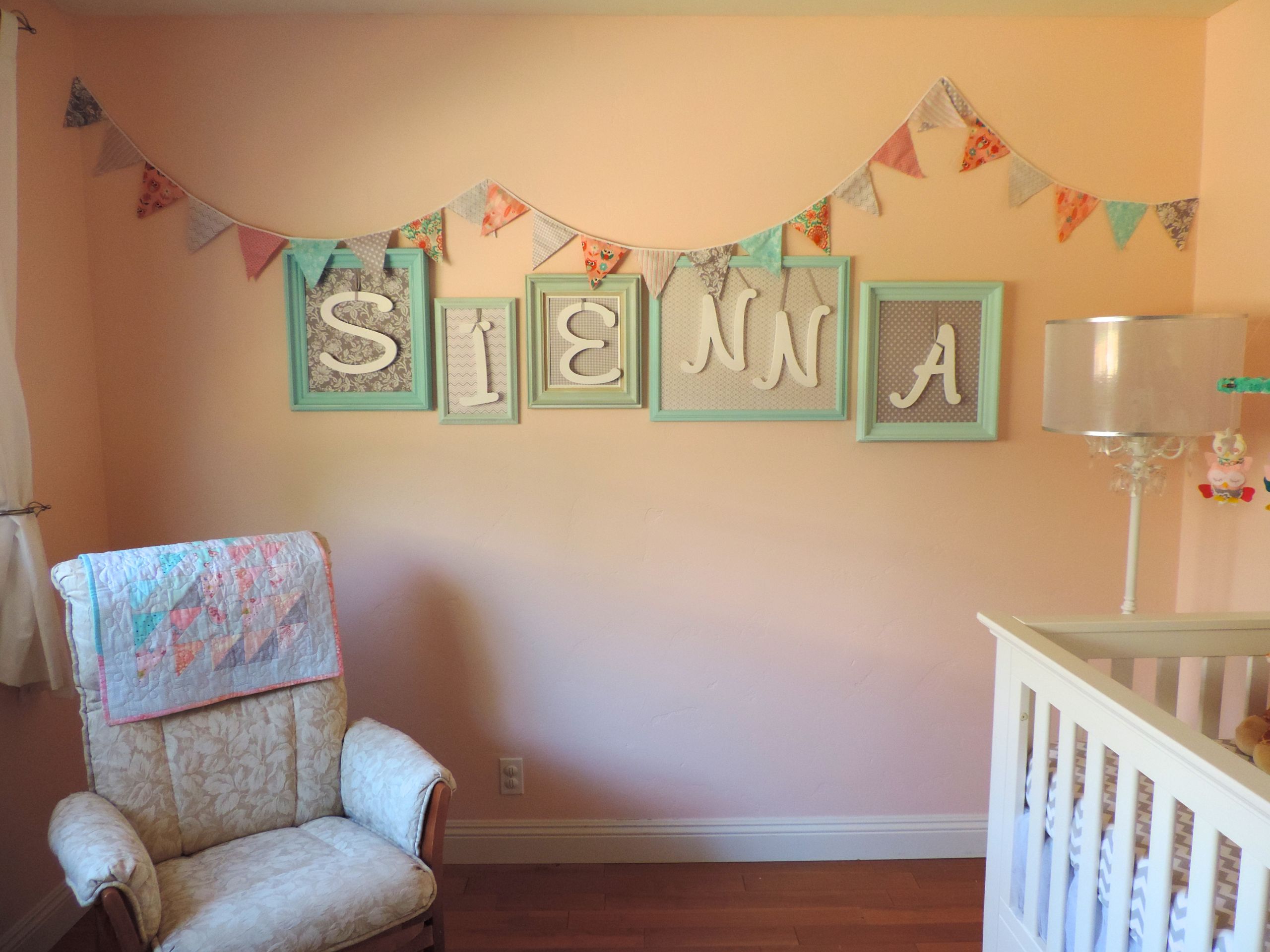 Baby Name Decoration Ideas
 Our Baby Sienna s DIY Nursery Project Nursery