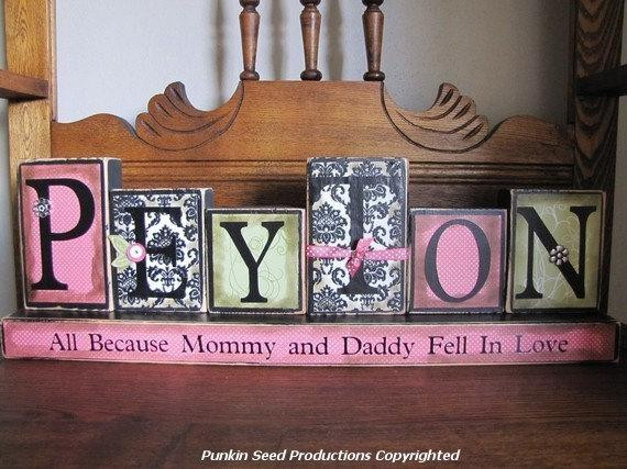 Baby Name Gifts Personalized
 Girl s Personalized and Customized Name by