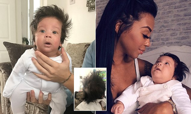 Baby No Hair
 Kent mother of baby boy born with thick hair has no plans