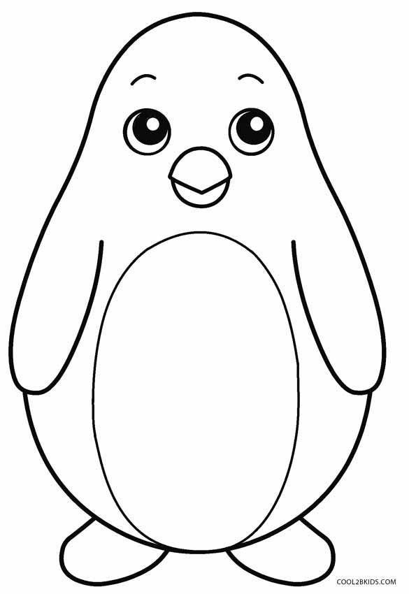 Baby Penguin Coloring Pages
 Printable Penguin Coloring Pages For Kids