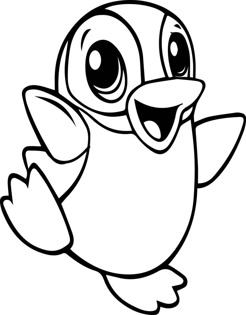 Baby Penguin Coloring Pages
 Cute Animal Coloring Pages Best Coloring Pages For Kids