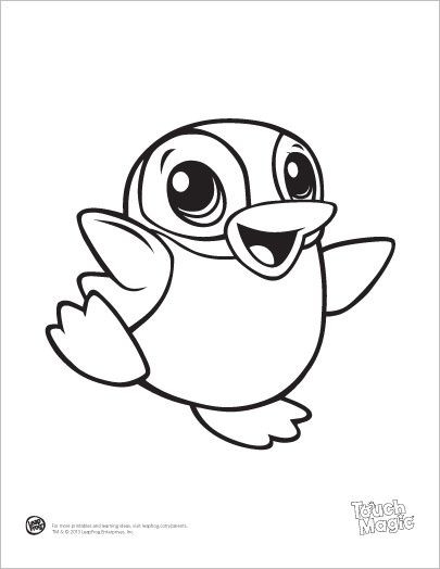 Baby Penguin Coloring Pages
 24 best Baby animal printables images on Pinterest