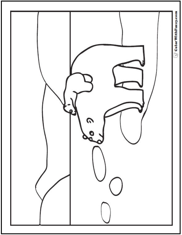 Baby Polar Bear Coloring Pages
 16 Polar Bear Coloring Pages Arctic Giants Cute Babies