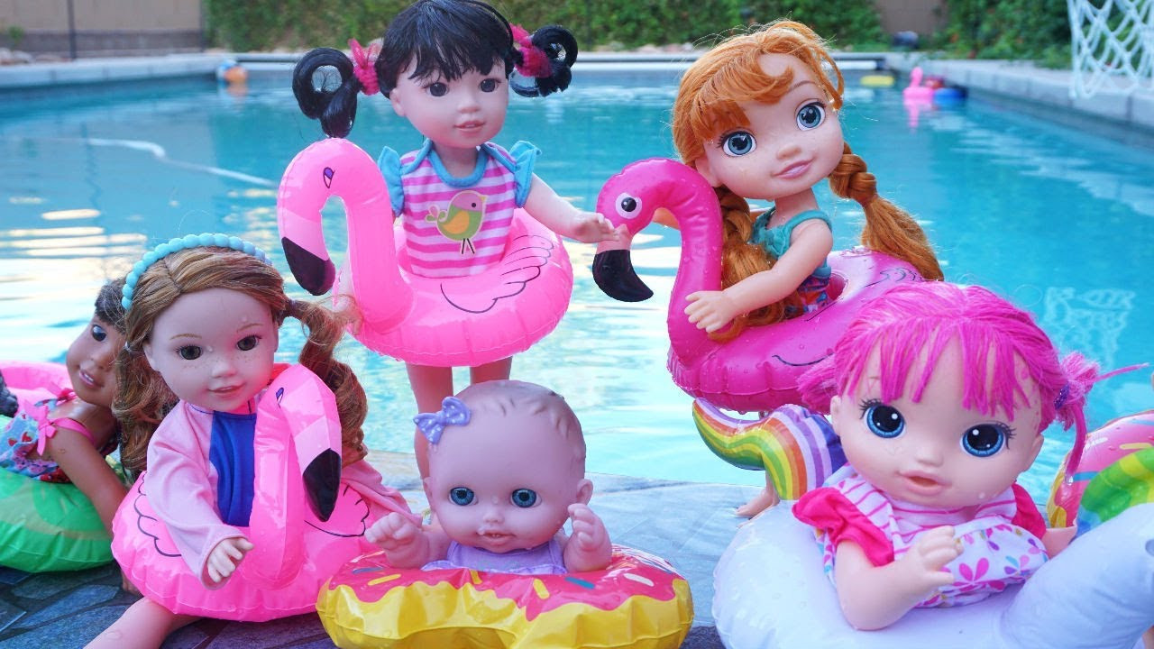 Baby Pool Party
 BABY ALIVE Pool Floatie Pool Party Swimming With Baby