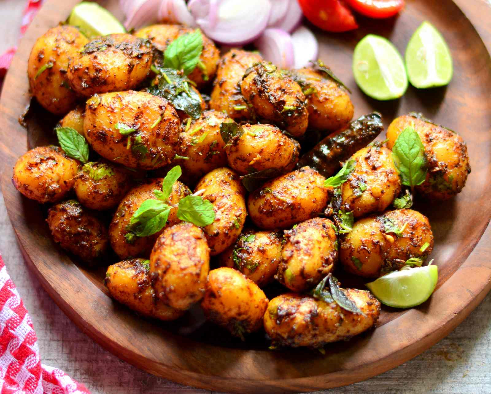 Baby Potatoes Recipes Indian
 Spicy Baby Potatoes Recipe by Archana s Kitchen