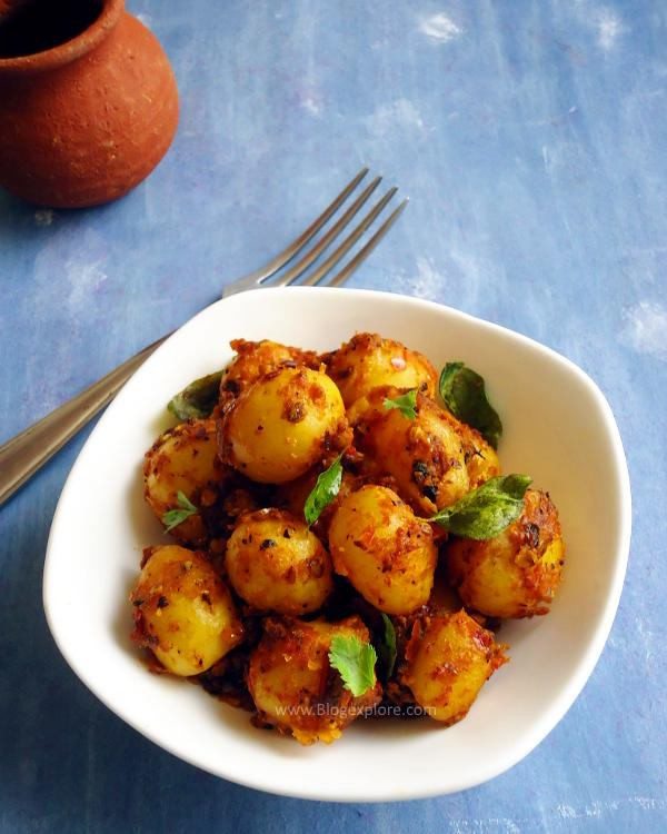 Baby Potatoes Recipes Indian
 Baby Potato Fry