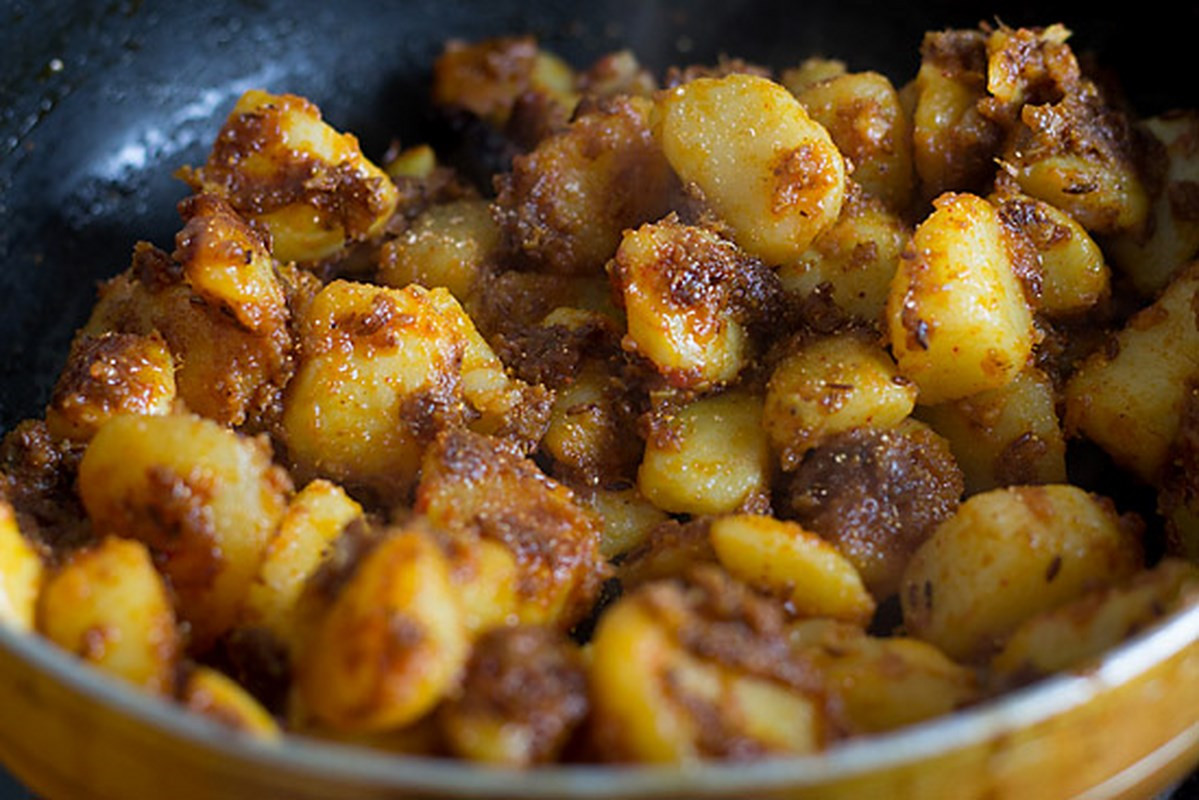 Baby Potatoes Recipes Indian
 Indian spiced baby potatoes en Kung Food