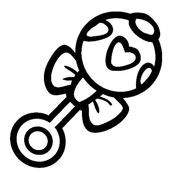 Baby Rattle Coloring Page
 Bebe Google and Search on Pinterest