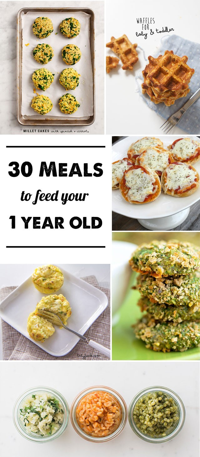 Baby Recipes 1 Year Old
 30 Meal Ideas for a 1 year old