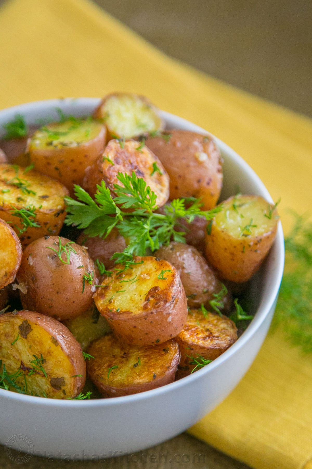 Baby Red Potatoes Recipes
 Easy Oven roasted baby red potatoes Natasha s Kitchen