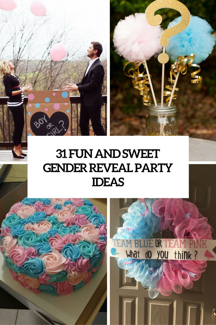 Baby Reveal Party Themes
 31 Fun And Sweet Gender Reveal Party Ideas Shelterness
