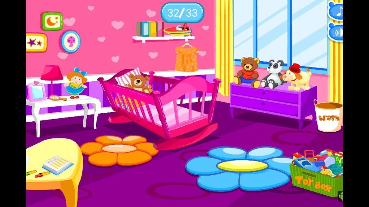 Baby Room Decorating Games
 Fun Baby Games Care Baby Room Cleanup Fun Makeover