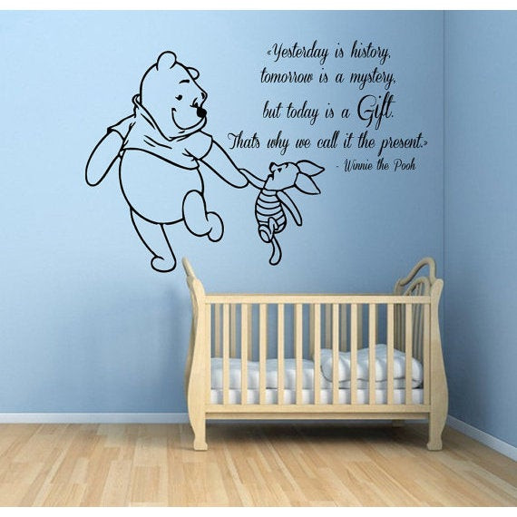 Baby Room Quotes
 Shop Winnie The Pooh Quotes Children Kids Art Mural Girl