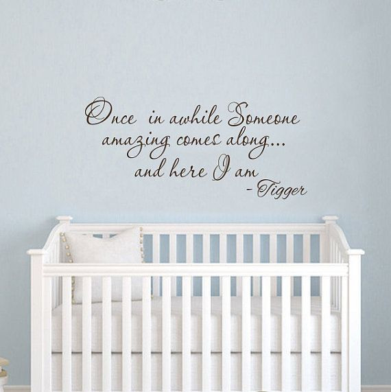 Baby Room Quotes
 Wall Decals Quotes Winnie the Pooh Wall Decal Quote Tigger