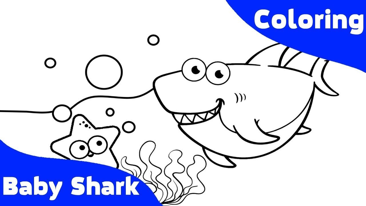 Baby Shark Coloring Book
 Baby Shark Coloring Book for Kids ABC Song for Children