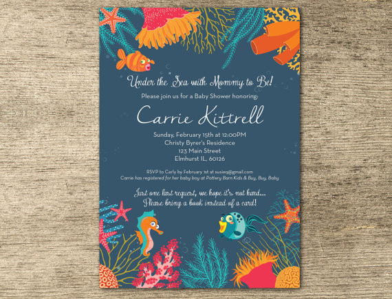 Baby Shower And Birthday Party Together Invitations
 Finding Nemo Birthday Party Invitations