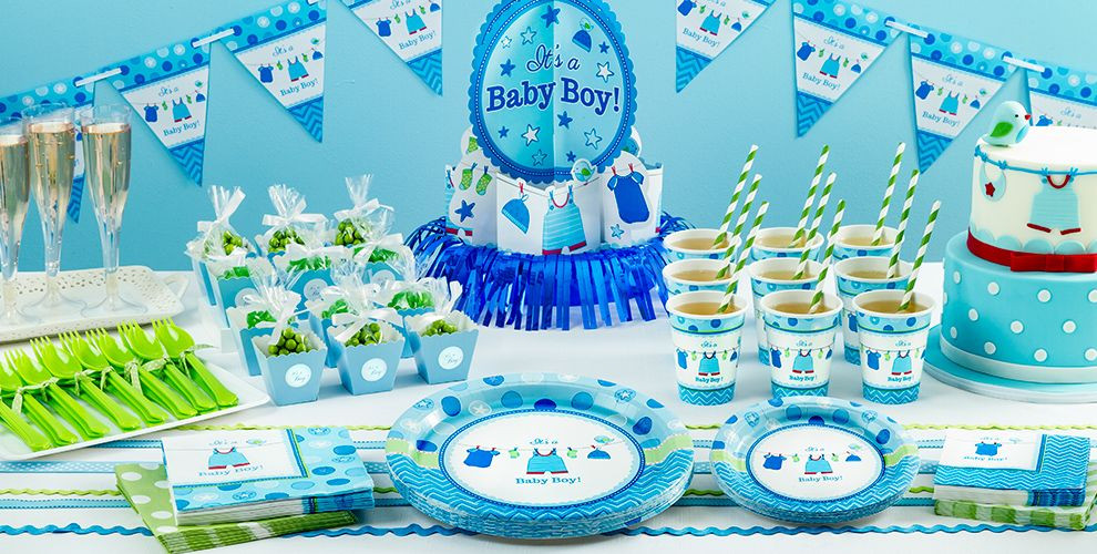 Baby Shower Banners Party City
 It s a Boy Baby Shower Party Supplies