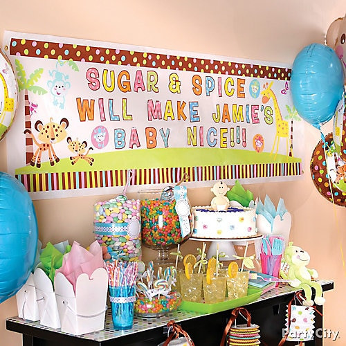 Baby Shower Banners Party City
 Personalized Baby Shower Banner Idea Party City