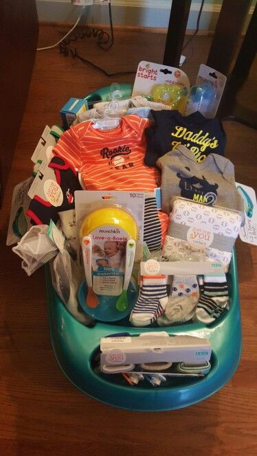Baby Shower Bathtub Gift Ideas
 Gift basket bathtub for baby shower