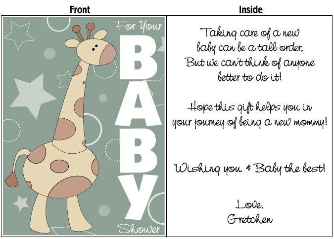 Baby Shower Cards Quotes
 Quotes For Baby Shower Cards QuotesGram